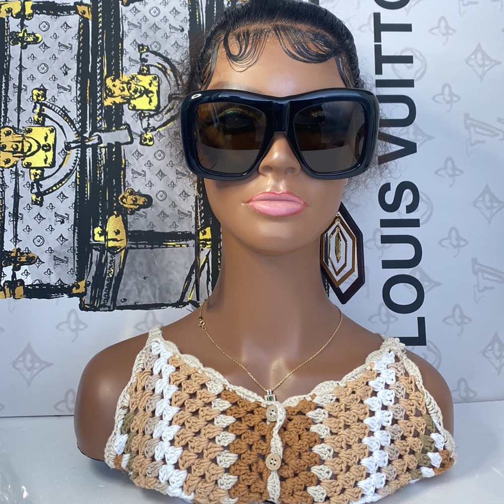 New🔥🔥Gucci Women's Fashion GG0498S GG/0498/S Square Sunglasses - Picture 4 of 12